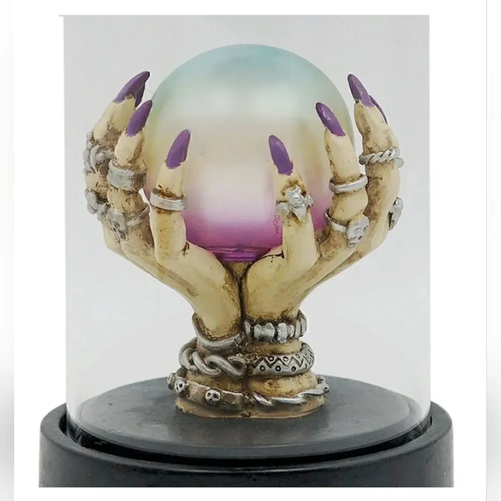New Halloween Fortune Teller Incense Holder, 3x6.5. Includes 10 lavender cones